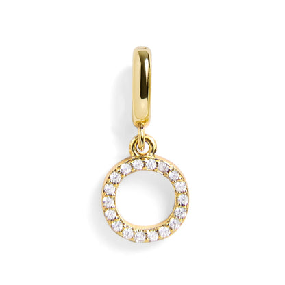 Pavé Letter Charm