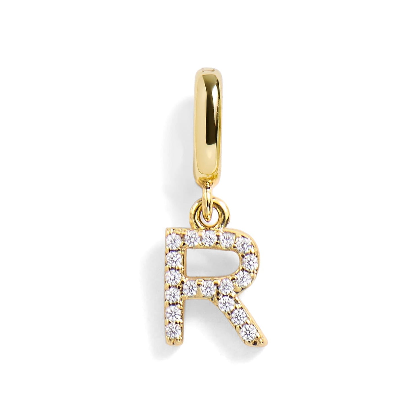 Pavé Letter Charm