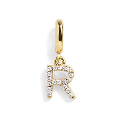 Pavé Letter Charm