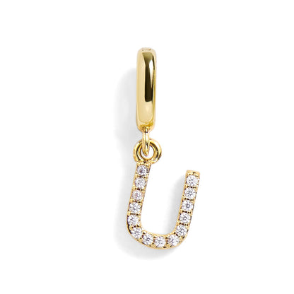 Pavé Letter Charm