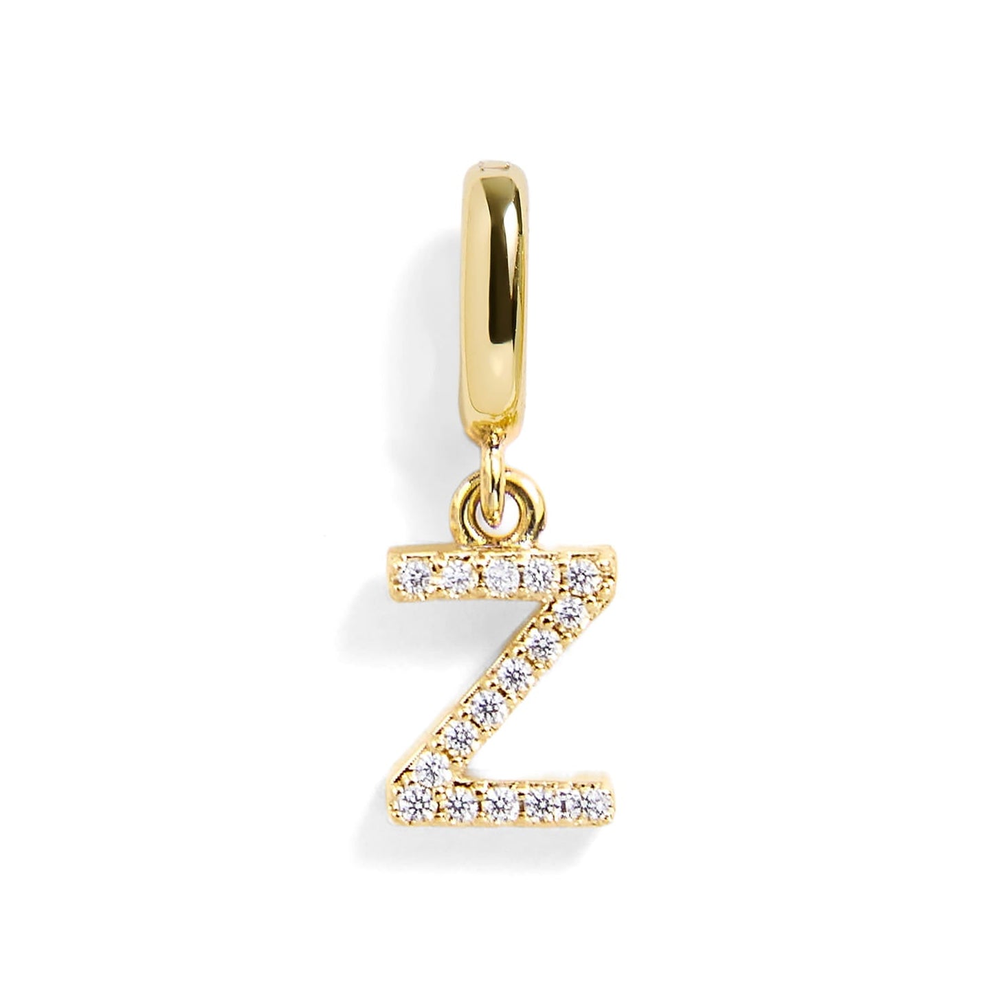 Pavé Letter Charm