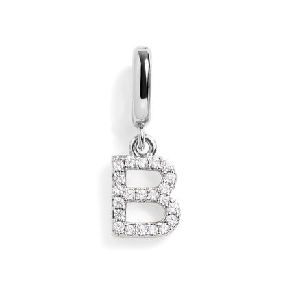 Pavé Letter Charm