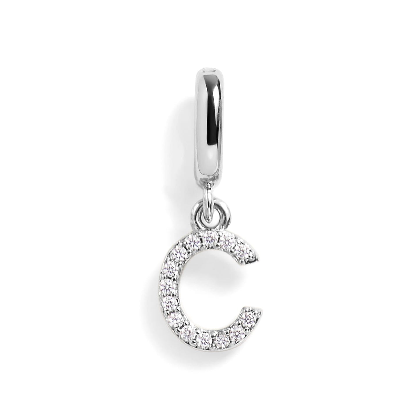 Pavé Letter Charm