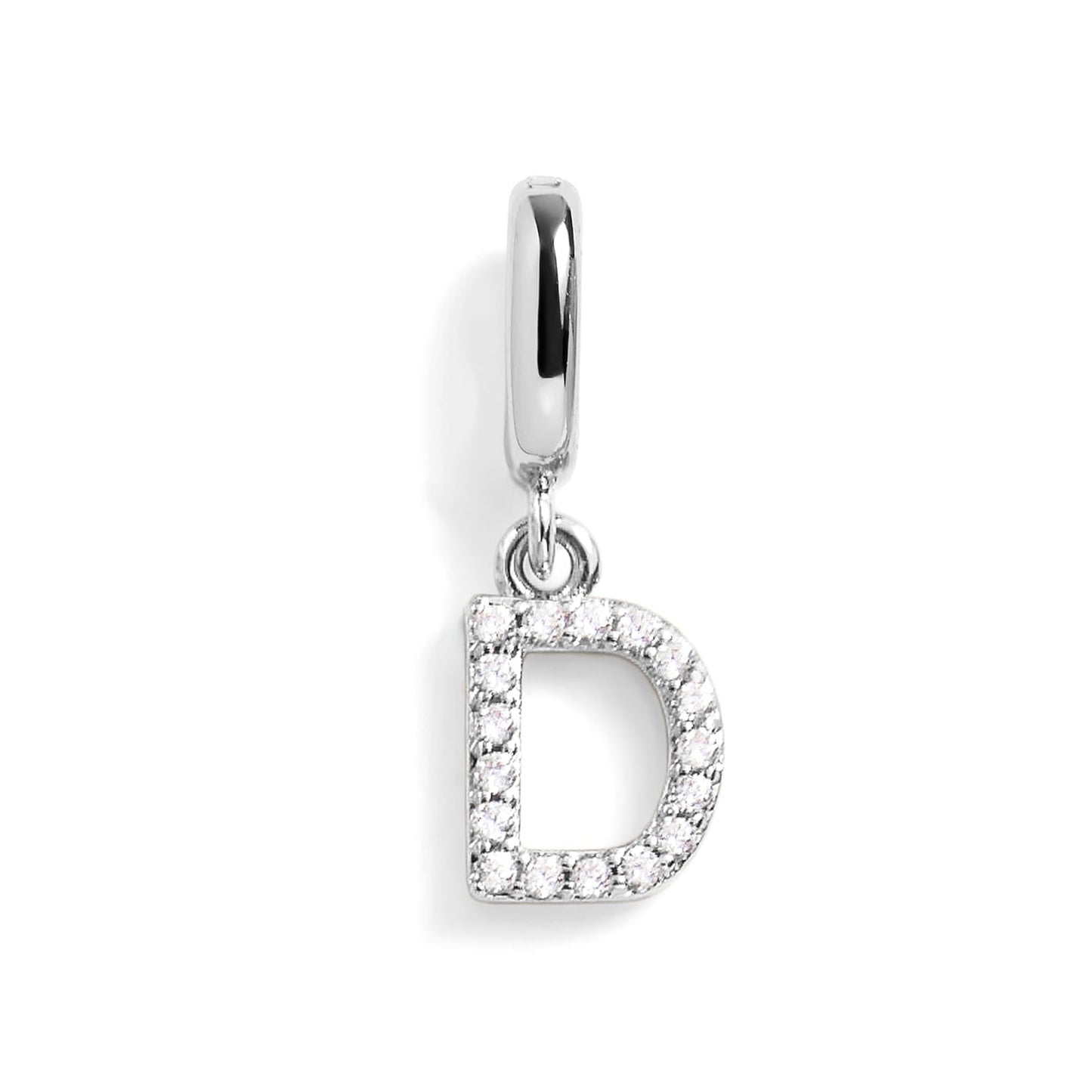 Pavé Letter Charm