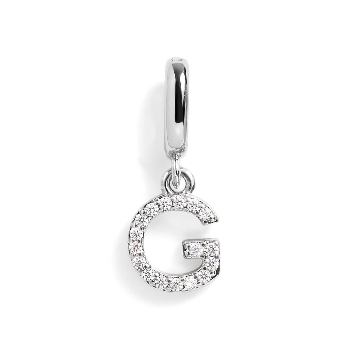 Pavé Letter Charm