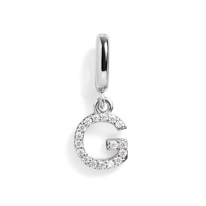 Pavé Letter Charm
