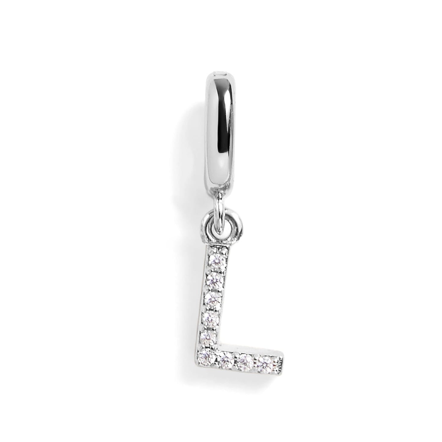 Pavé Letter Charm