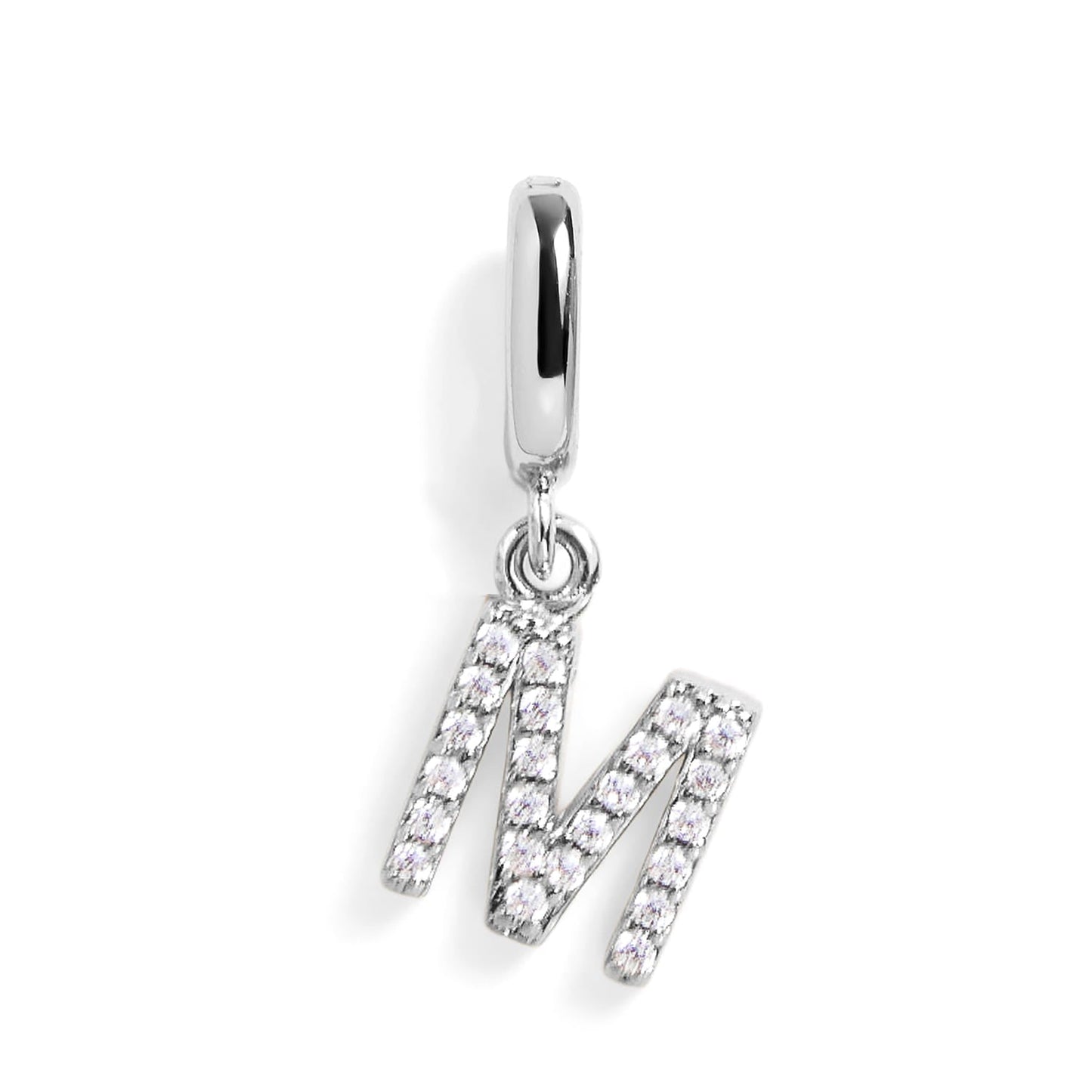 Pavé Letter Charm