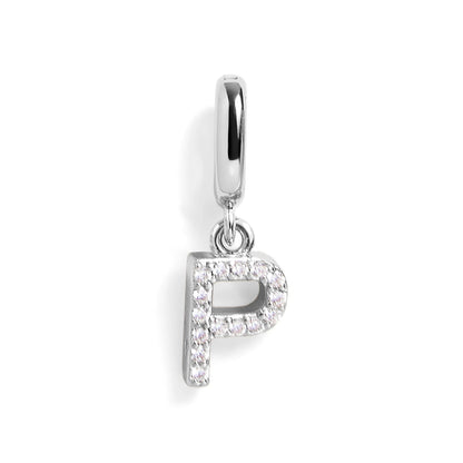 Pavé Letter Charm