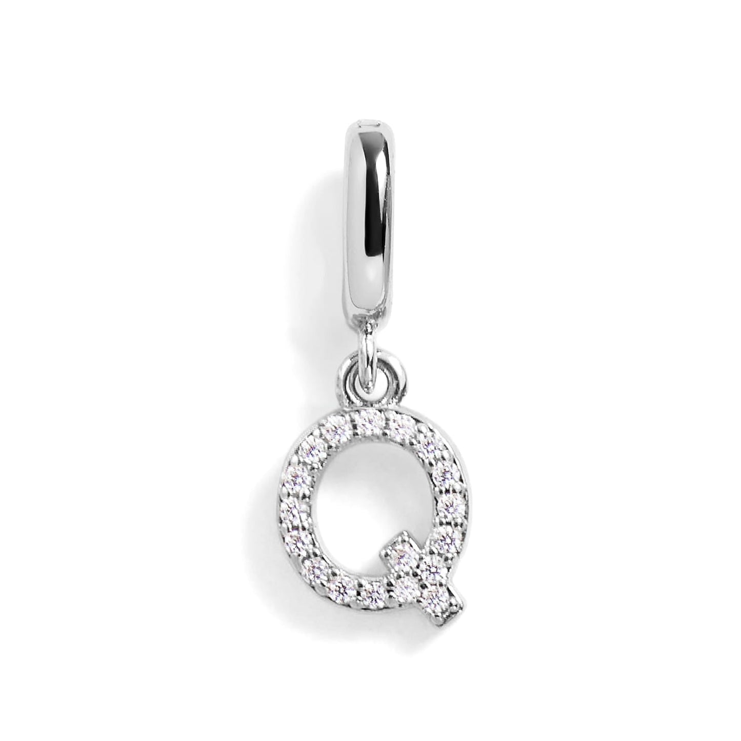 Pavé Letter Charm