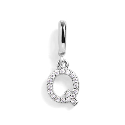 Pavé Letter Charm