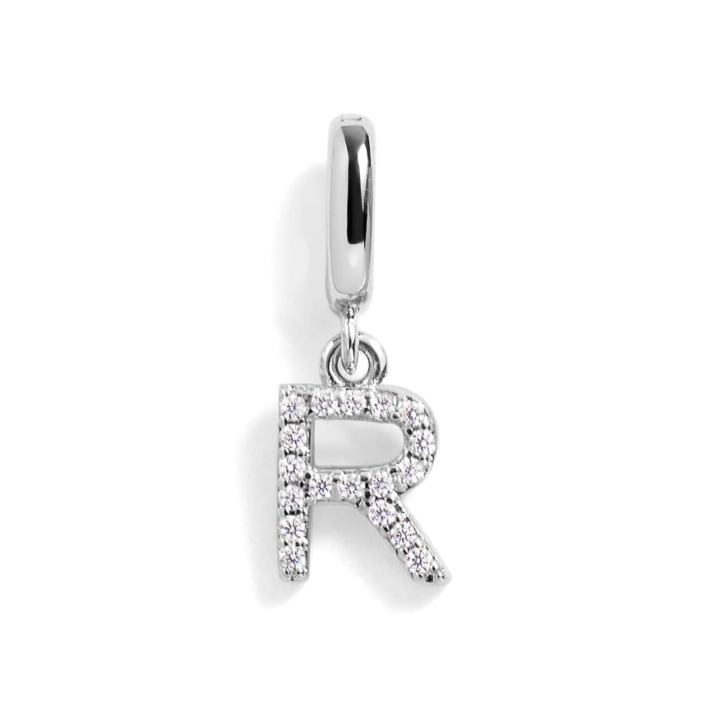 Pavé Letter Charm