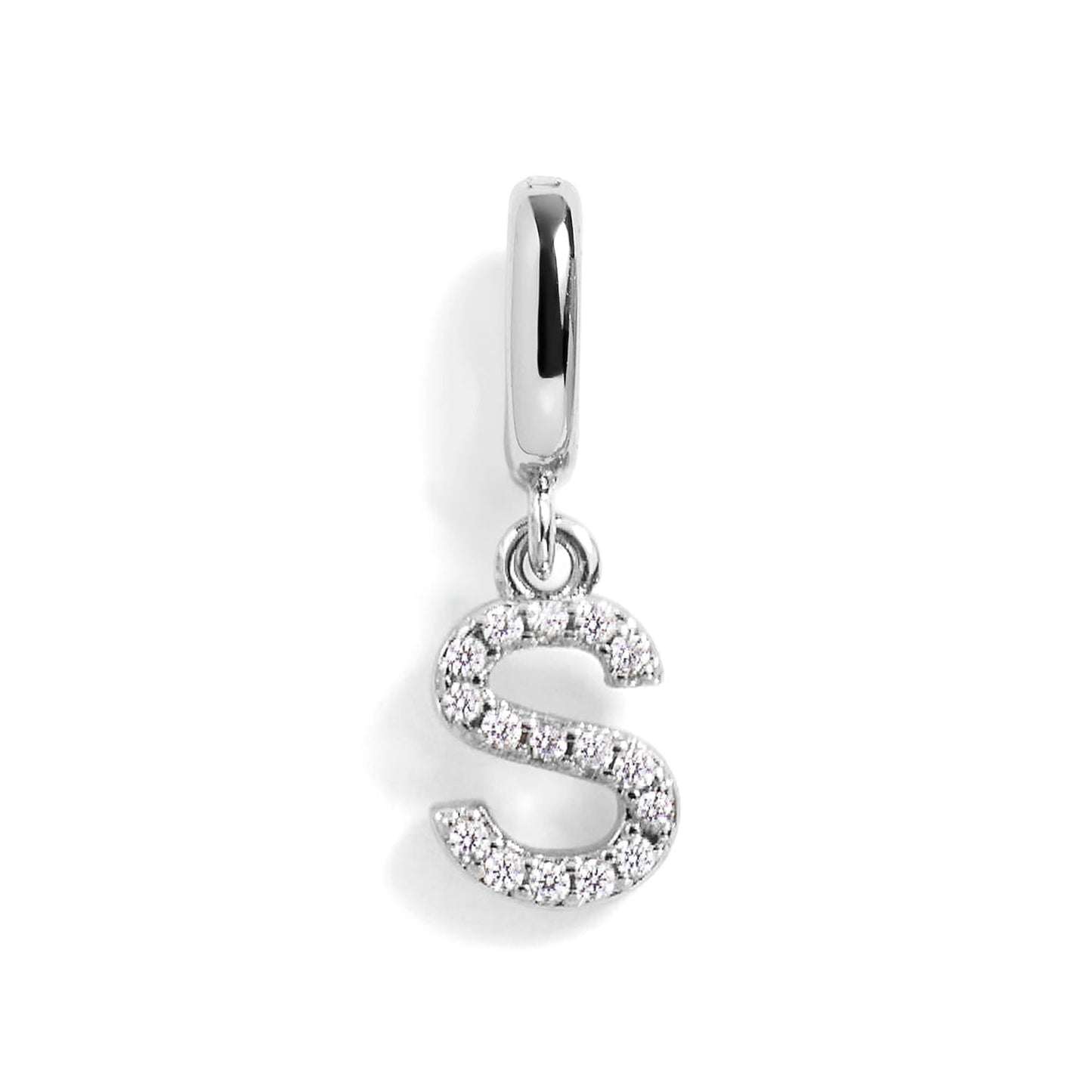Pavé Letter Charm