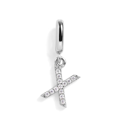 Pavé Letter Charm