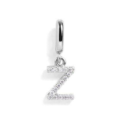 Pavé Letter Charm