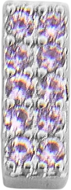 Slider Block Birthstone Charm