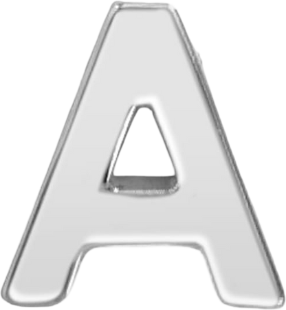 Slider Block Letter Charm