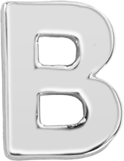 Slider Block Letter Charm