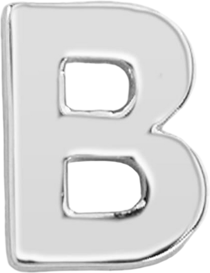 Slider Block Letter Charm