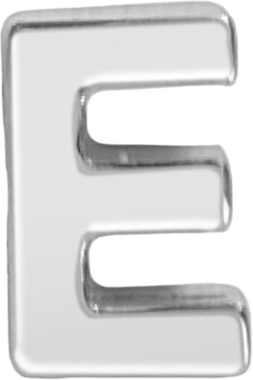 Slider Block Letter Charm