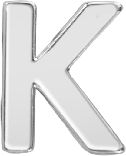 Slider Block Letter Charm