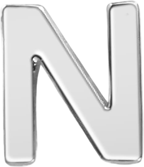 Slider Block Letter Charm