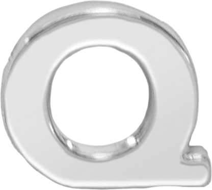 Slider Block Letter Charm