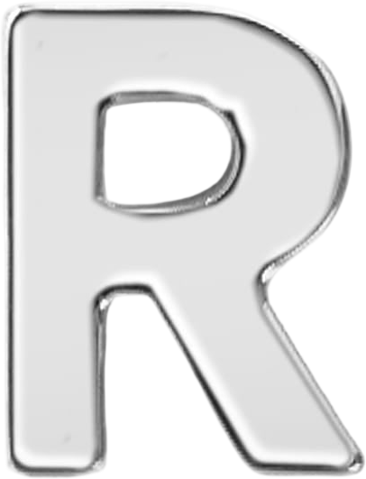 Slider Block Letter Charm