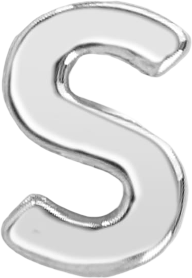 Slider Block Letter Charm