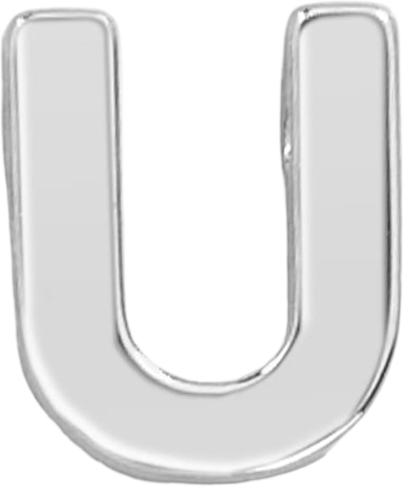 Slider Block Letter Charm