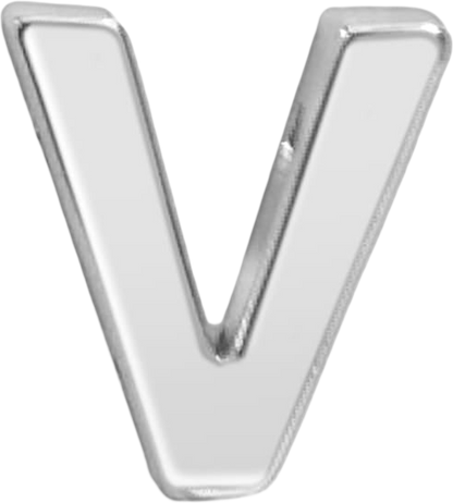 Slider Block Letter Charm