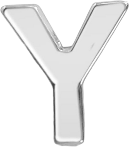 Slider Block Letter Charm