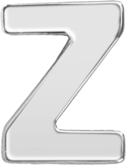 Slider Block Letter Charm