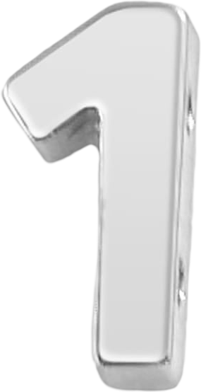 Slider Block Number Charm