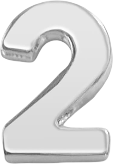 Slider Block Number Charm