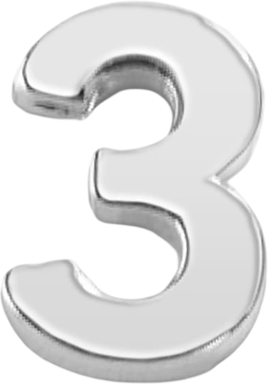 Slider Block Number Charm