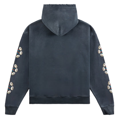 Cowrie Shell Hoodie | Black