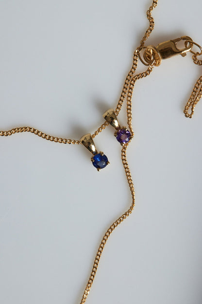 Birthstone Pendant | 9K Yellow Gold