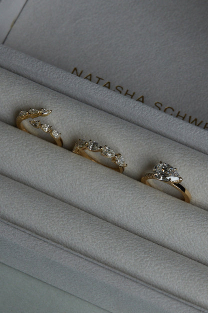 Pear Diamond Janie Wrap Ring | Yellow Gold