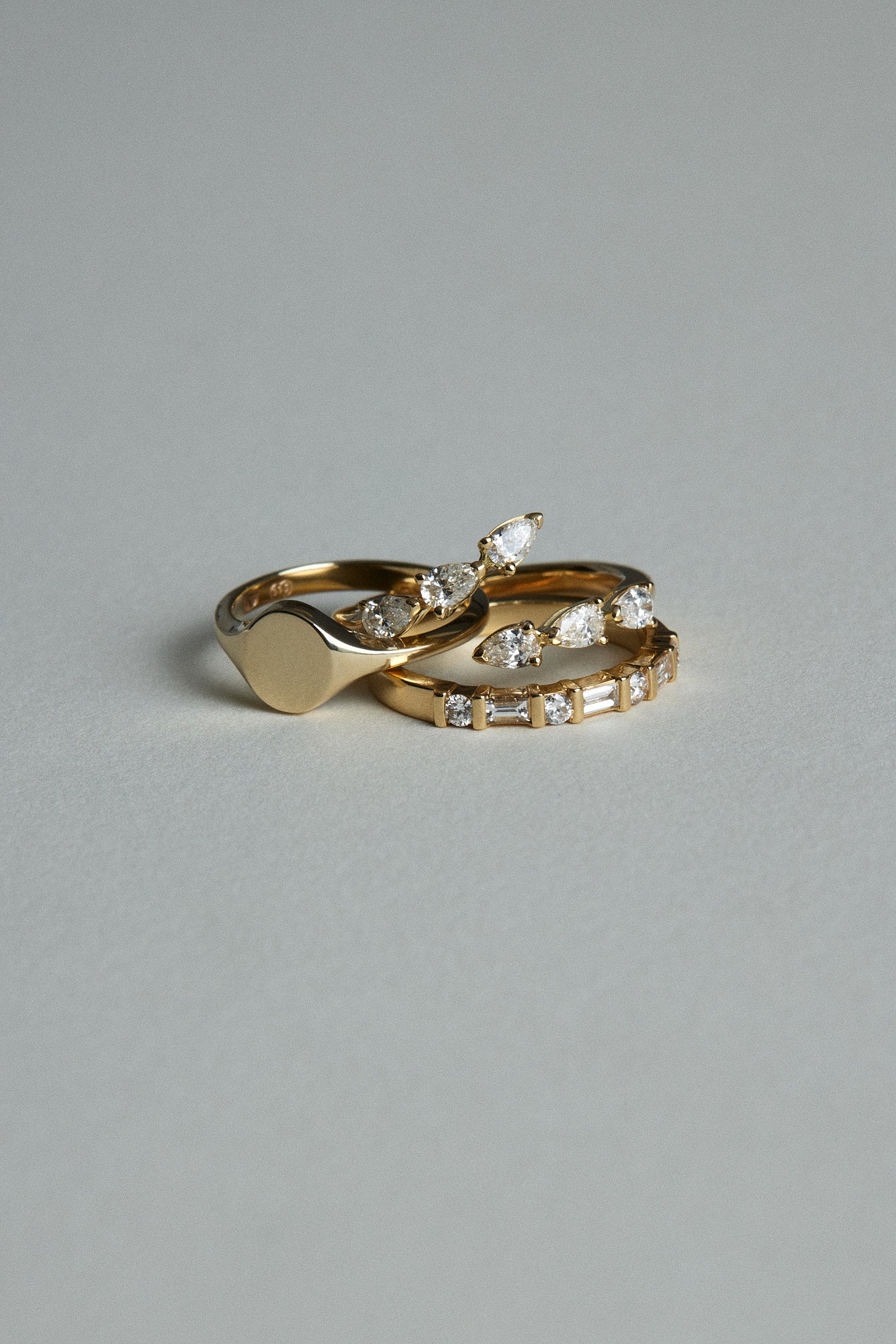Baguette Diamond Ring | Yellow Gold