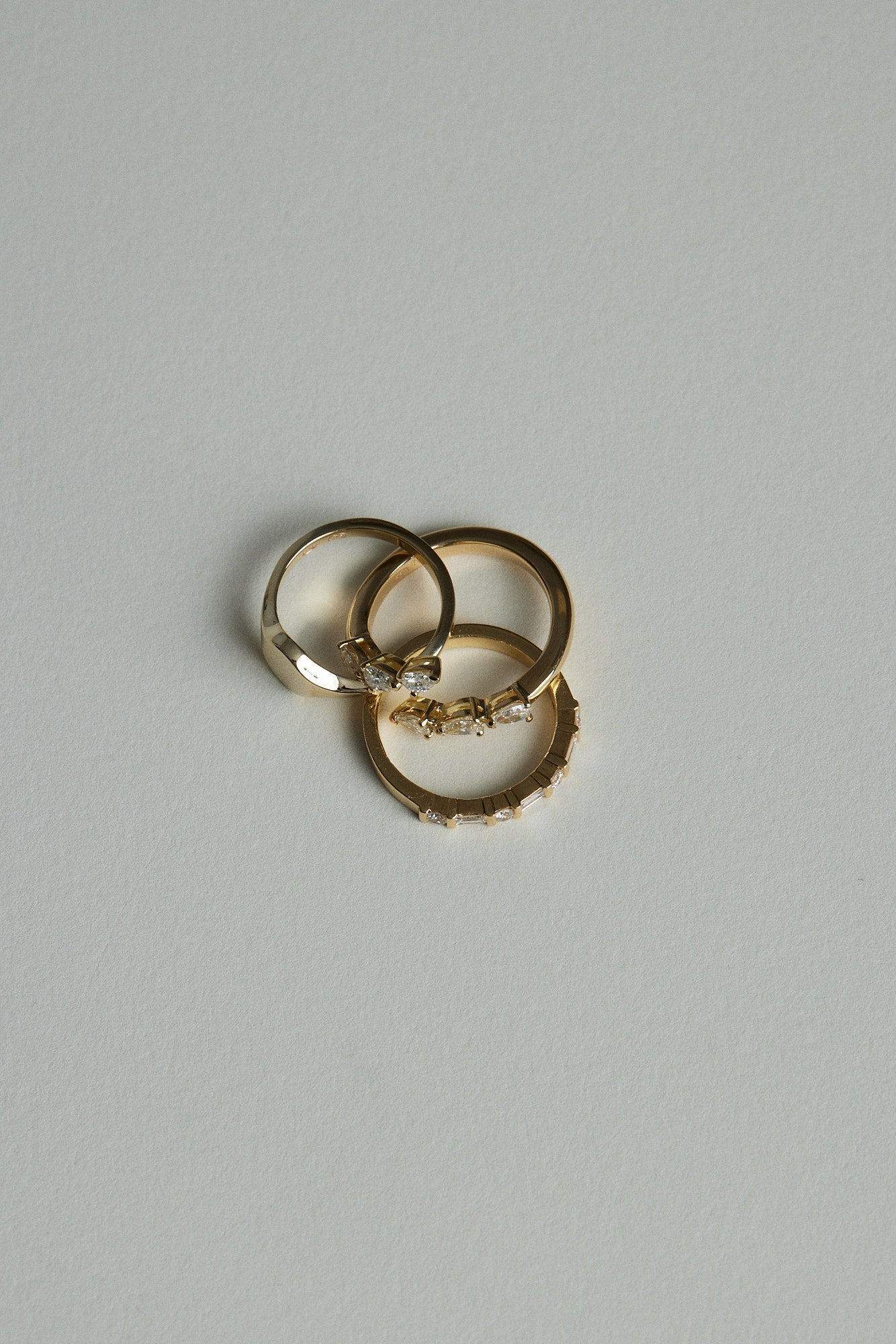 Baguette Diamond Ring | Yellow Gold