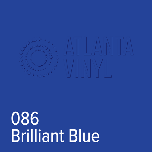 086 Brilliant Blue Oracal 651 Permanent Vinyl (24" Roll)