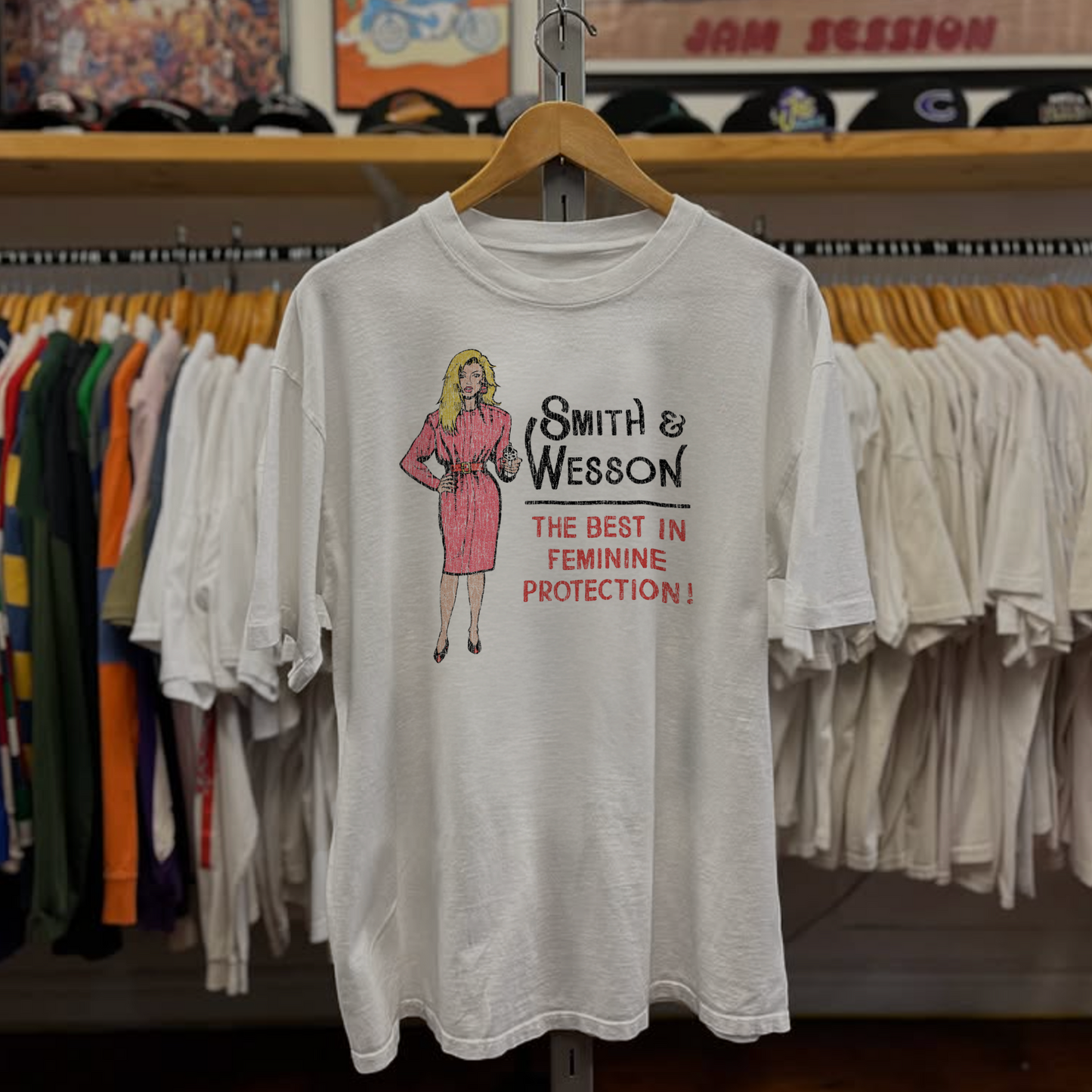 Rare Smith & Wesson Washed White Tee