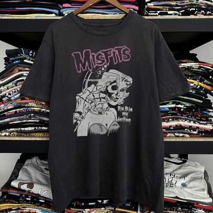 Rare Misfits Die Die My Darling Washed Black Tee