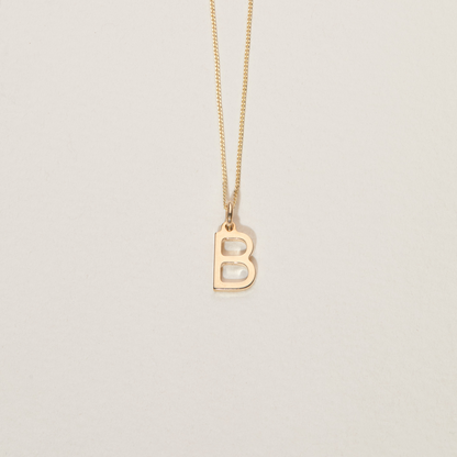 Solid Gold Individual Initial Charm
