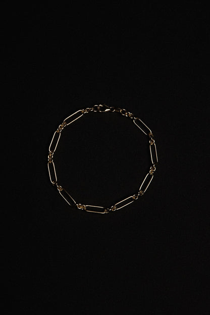 Large Lennox Bracelet | 9K Yellow or Rose Gold