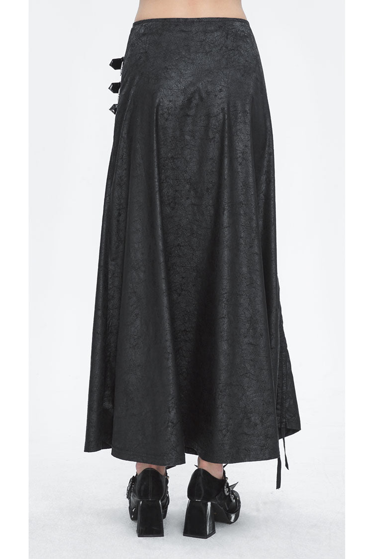 Black High Waisted Slim Women's Gothic Skirt