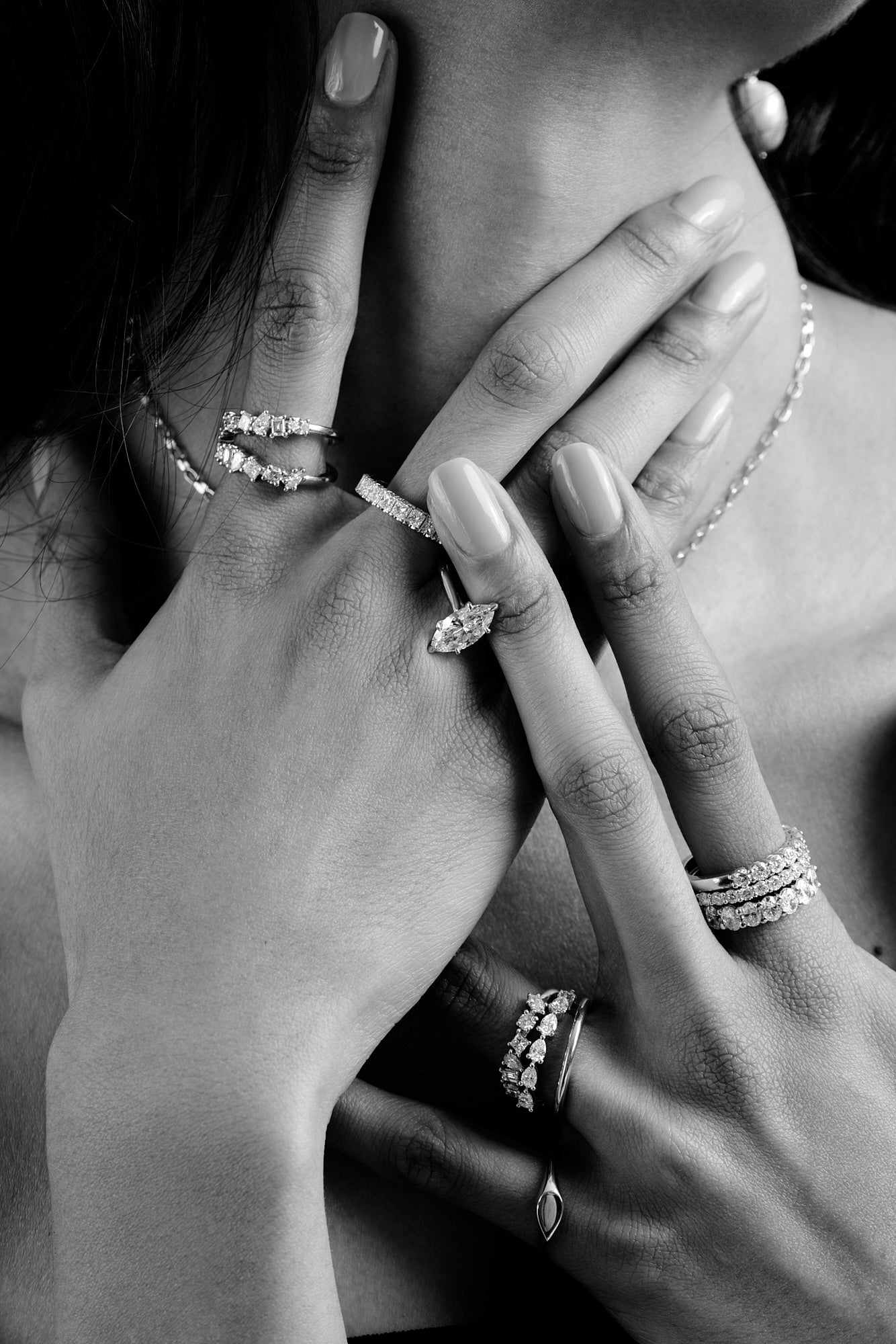 Mini Pear Signet Ring | Silver