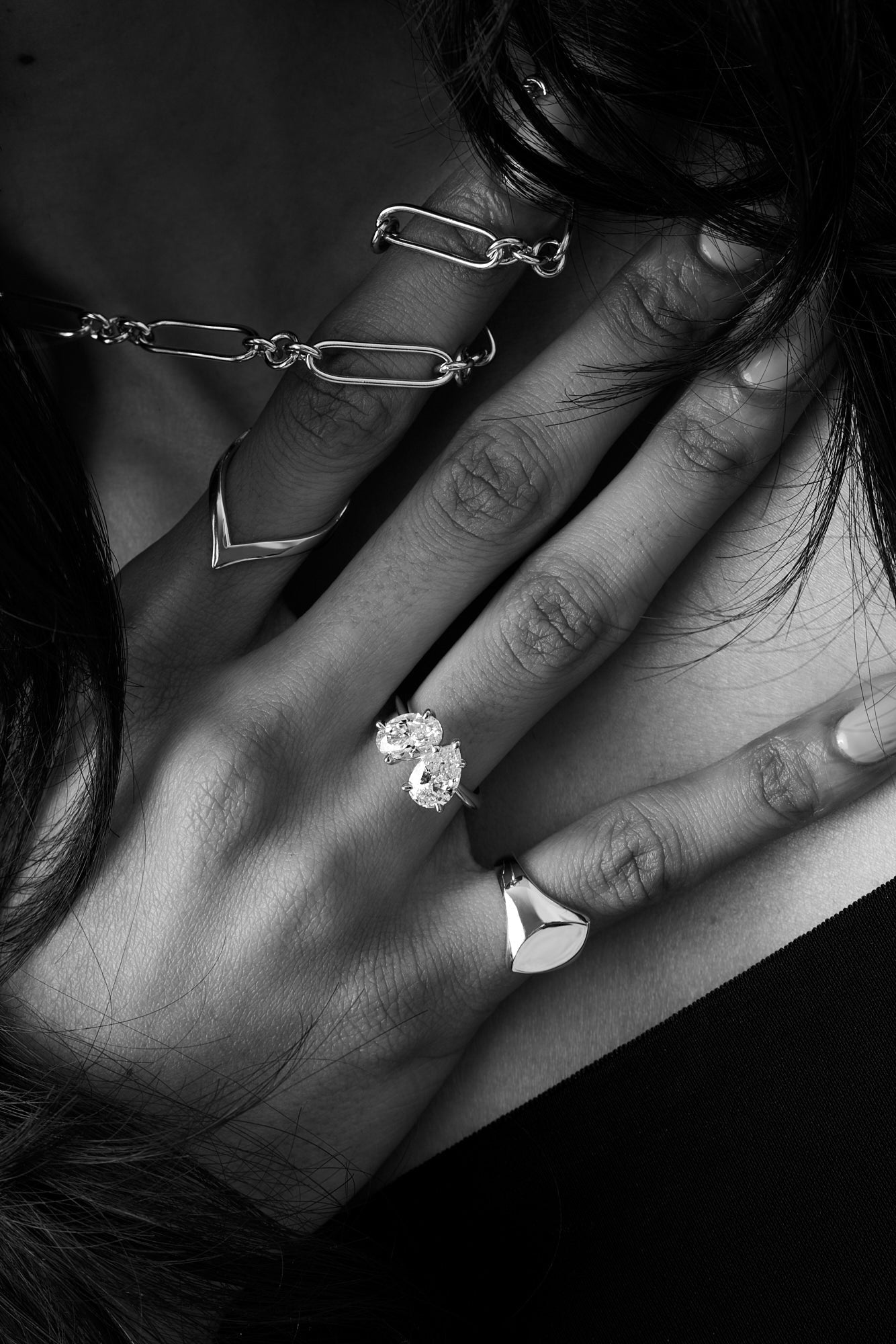 En Pointe Ring | Silver