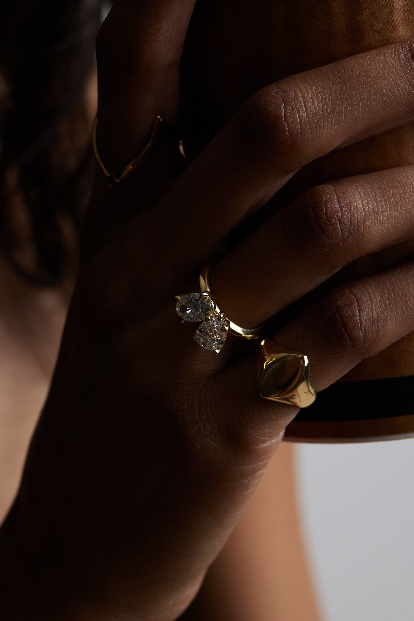 Marquise Signet Ring | Yellow Gold